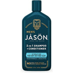 Jason Men's Hydrating 2 in 1 Shampoo and Conditioner front view