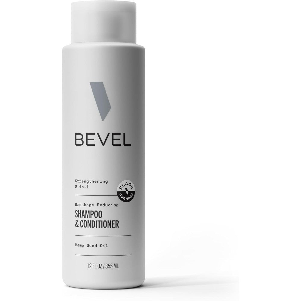 Bevel Strengthening 2-in-1 Shampoo and Conditioner bottle front view
