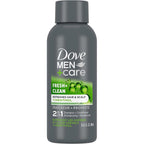 Dove Men Plus Care Fresh and Clean 2 in 1 Shampoo and Conditioner front view