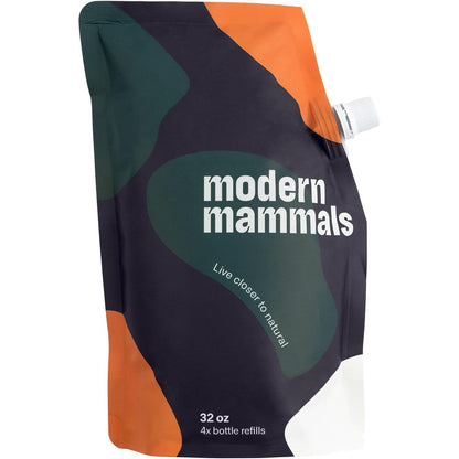 Modern Mammals Magic Mud mens shampoo alternative front view 32 ounce refill pouch