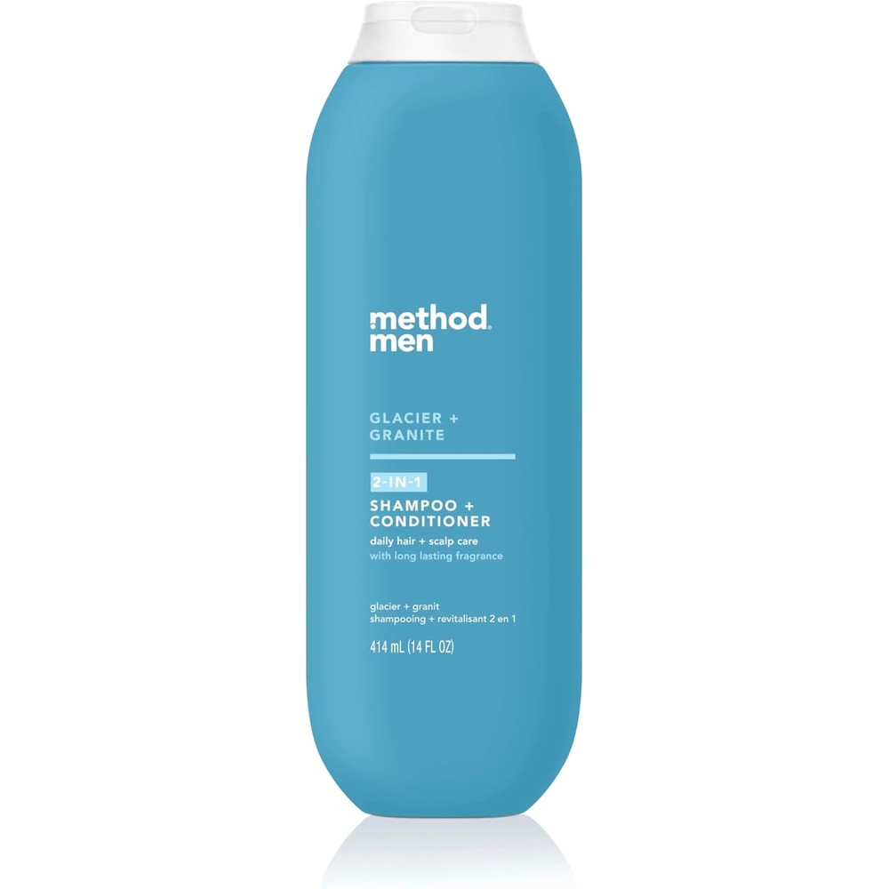 Method Men 2-in-1 Shampoo and Conditioner Glacier Granite front bottle view