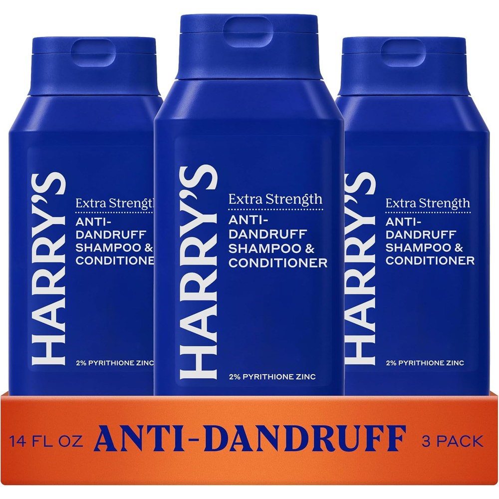 Harry's Extra Strength Anti-Dandruff 2-in-1 Shampoo front view