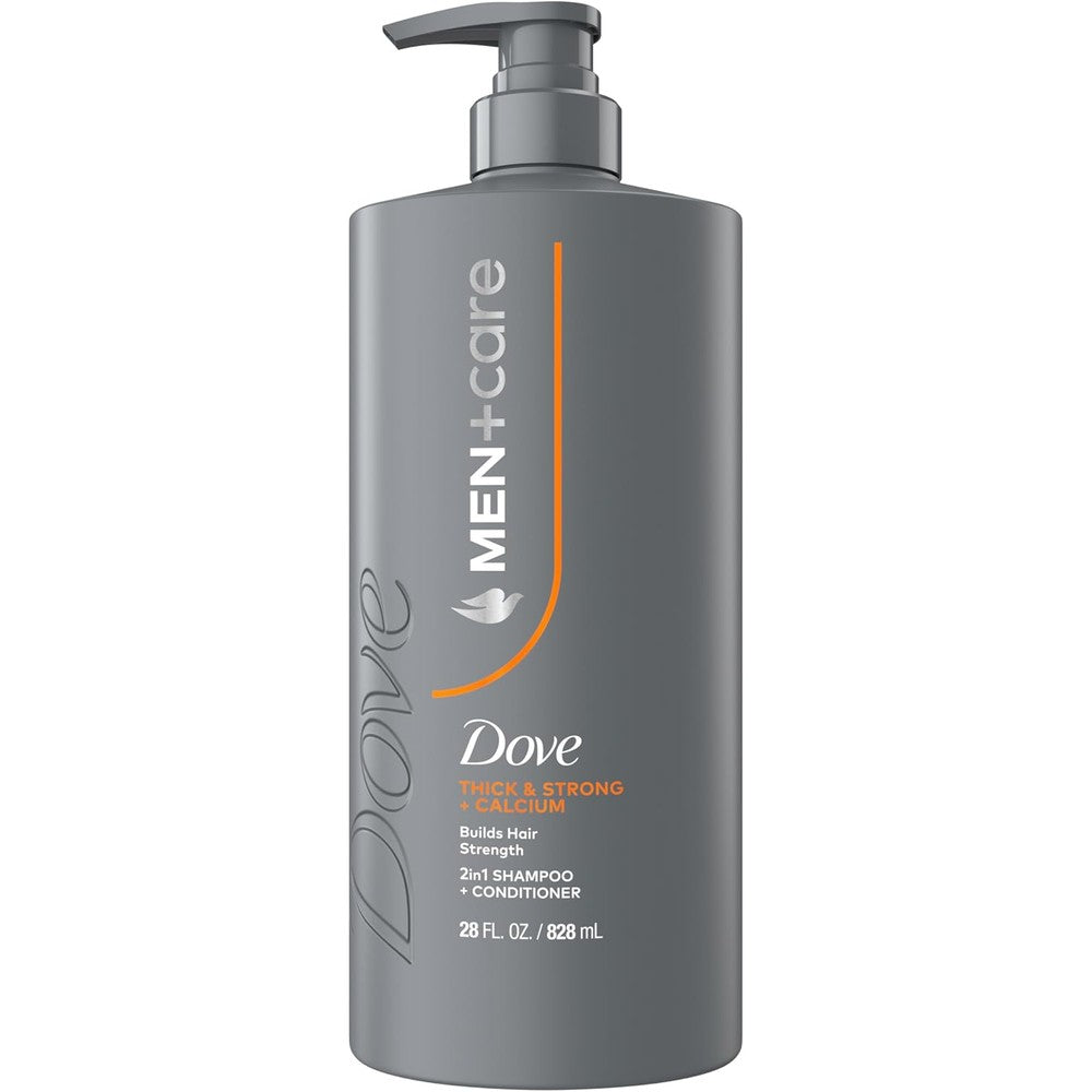 Dove Men Plus Care Thick and Strong Shampoo front view