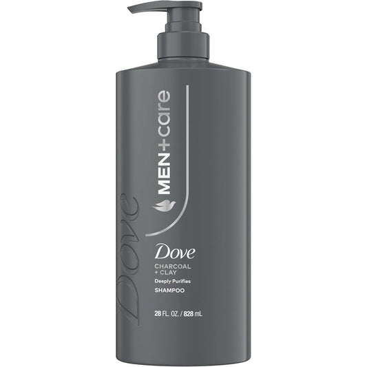Dove Men Plus Care Charcoal and Clay Shampoo front view
