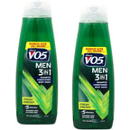 Alberto VO5 Men 3-in-1 Fresh Energy front view of two bottles