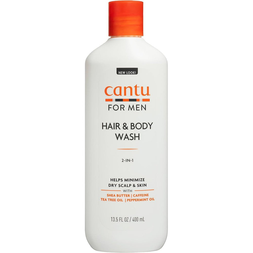 Cantu Mens 3 In 1 Shampoo Conditioner Bodywash bottle front view