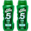 Irish Spring 5-in-1 Shampoo and Body Wash pack of two front view