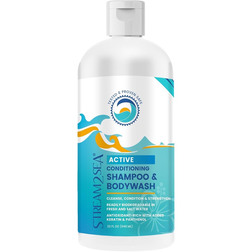 Stream2Sea 3-in-1 Conditioning Shampoo and Body Wash front view
