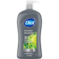 Dial Men Recharge 3-in-1 body hair and face wash front view bottle