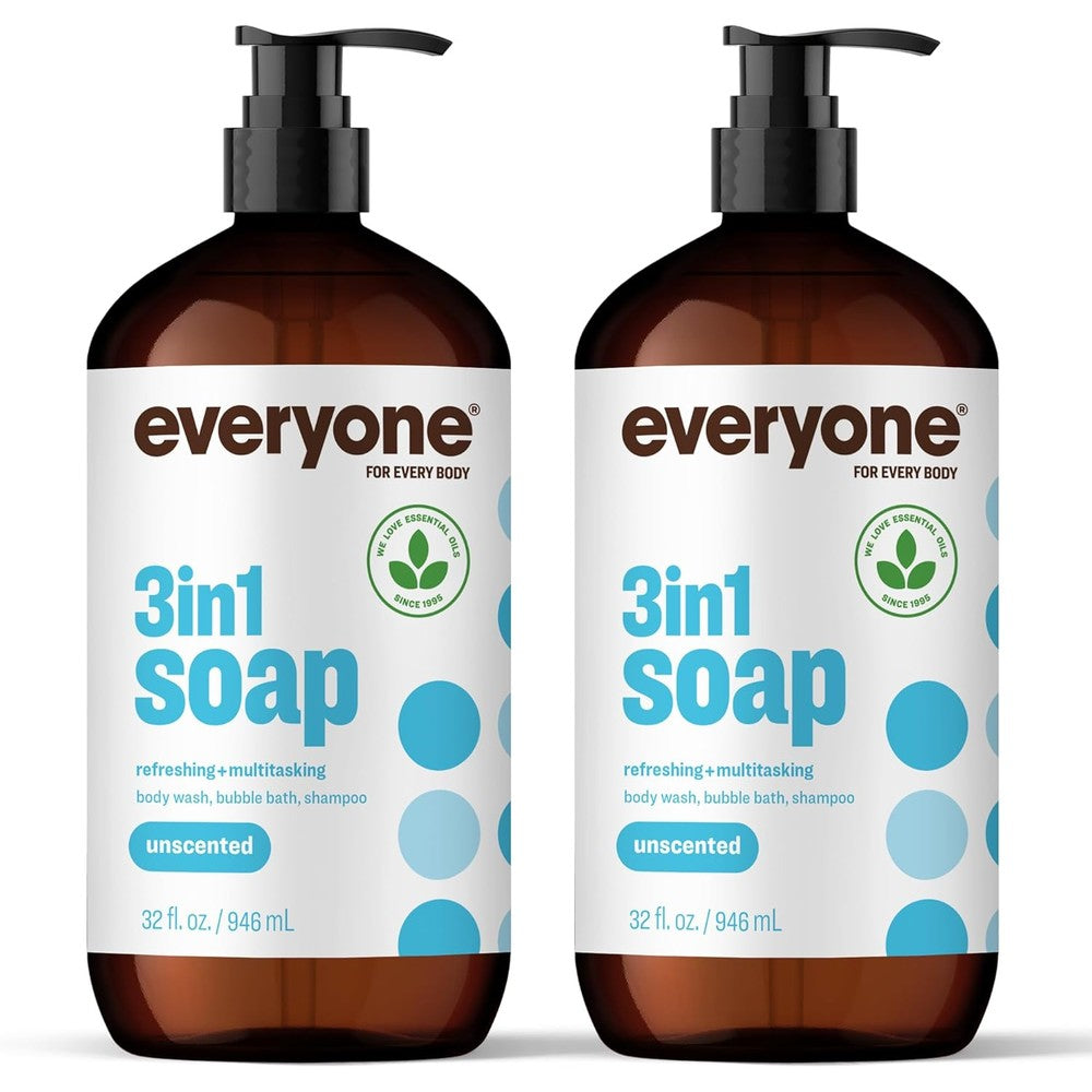 Everyone For Every Body 3-in-1 Unscented Soap front view