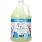 Ginger Lily Farms Botanicals 3-in-1 Shampoo Conditioner and Body Wash 1 Gallon bottle front view for premium bulk shower care