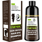 DYEING 221 BC Farndu dark brown hair dye shampoo bottle front view for grey coverage