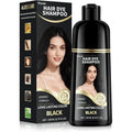 Ifycan 3 in 1 black hair dye shampoo 200 milliliter front bottle view for quick gray coverage