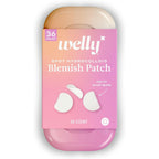 Welly Face Savers Hydrocolloid Acne Blemish Patch 36 Count front packaging view