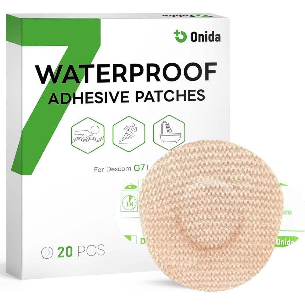 Onida Dexcom G7 Adhesive Patches front view of packaging