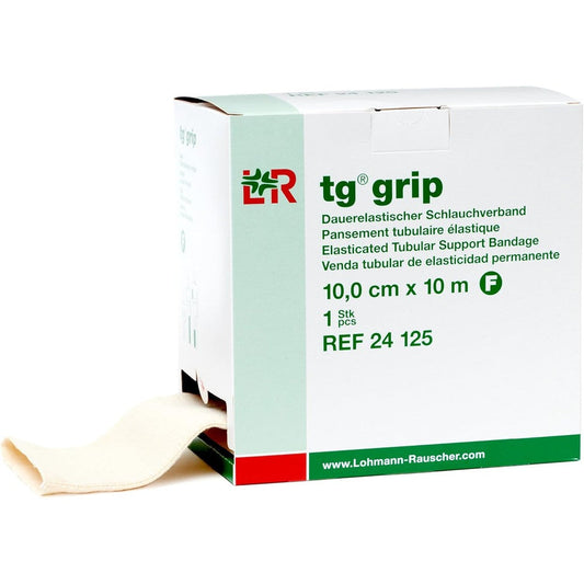 Lohmann & Rauscher Tg Grip Size F front view of the 10m roll for compression support.