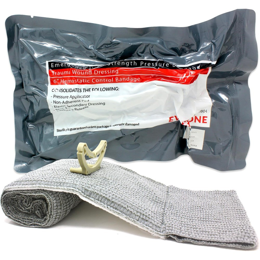 EverOne Israeli Emergency Compression Bandage front view for trauma care.