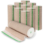 Vakly Elastic Bandage Wrap 10 pack front view medical compression rolls