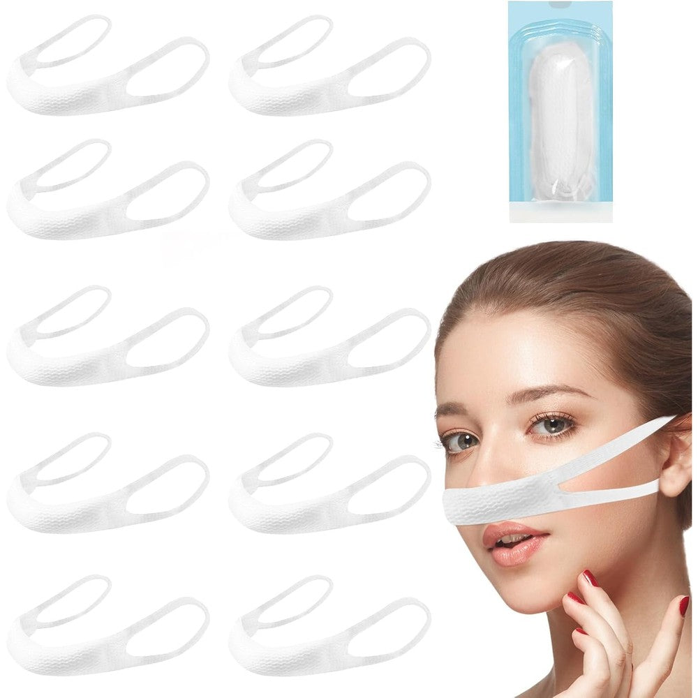 Havinaid Elastic Nasal Bandage 10 pack front view showing individually wrapped medical dressings.