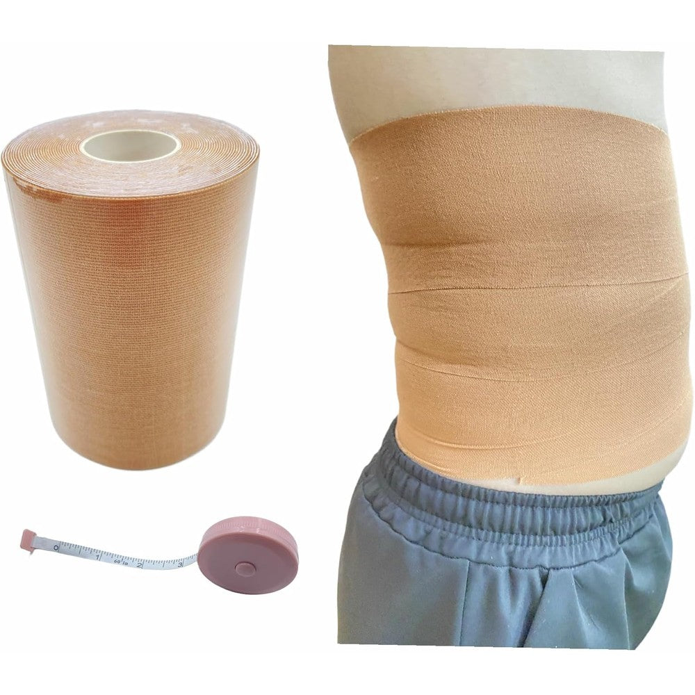 LIWEN NatureSlim Kaotic Stomach Compression Tape front view for body shaping.