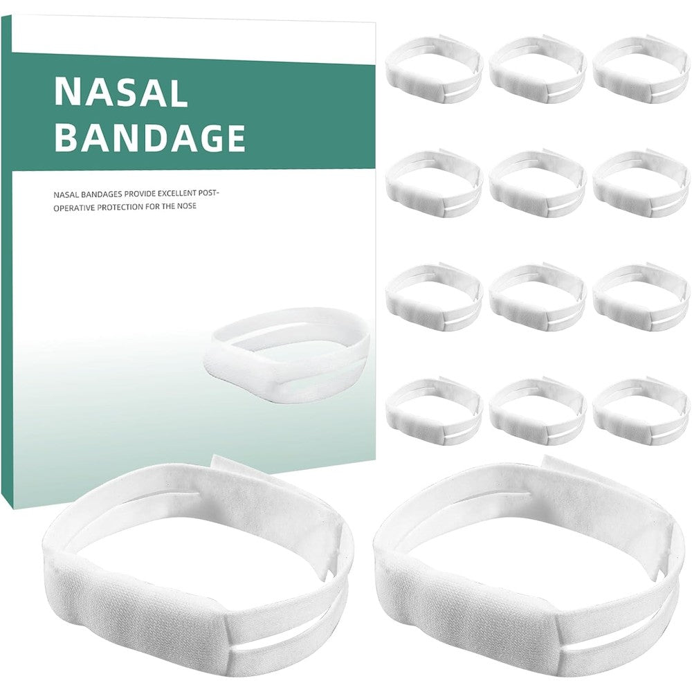 YJFHHH elastic nasal bandage front view post-surgery dressing holder