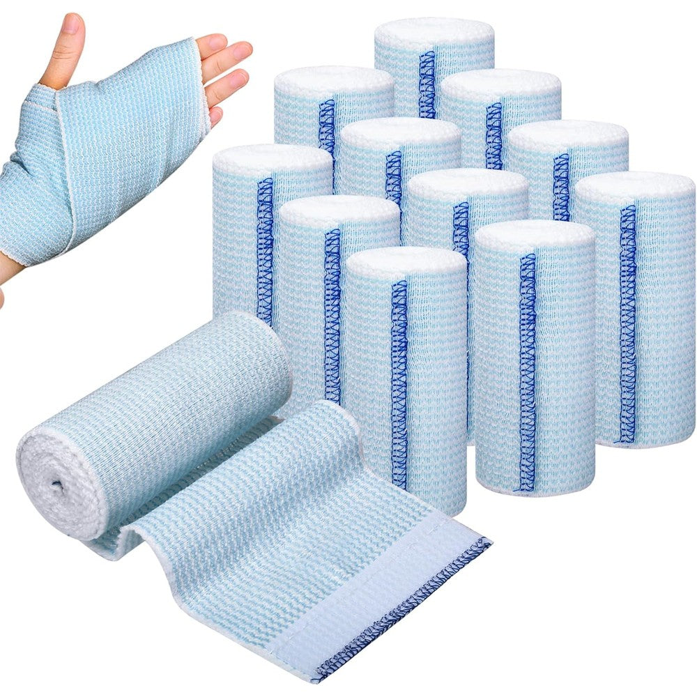 XYYLLL Elastic Bandage Wrap 12 pack front view for compression therapy.