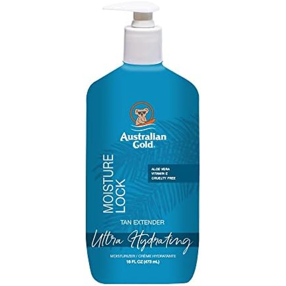 Australian Gold Moisture Lock Tan Extender Lotion 16 Fluid Ounce bottle front view