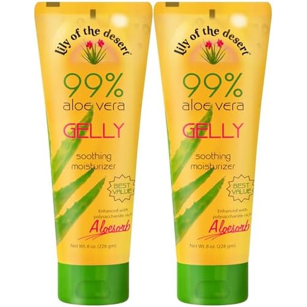 Lily Of The Desert Aloe Vera Gelly moisturizer pack of two front view