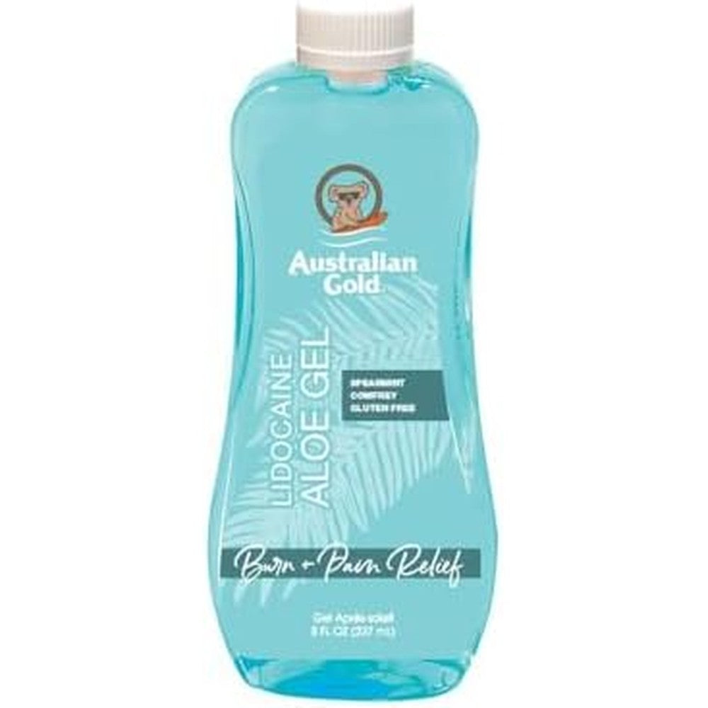 Australian Gold Aloe Freeze Spray Gel 8 Fluid Ounce front view