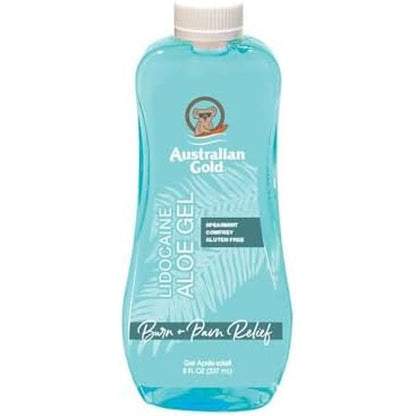 Australian Gold Aloe Freeze Spray Gel 8 Fluid Ounce front view