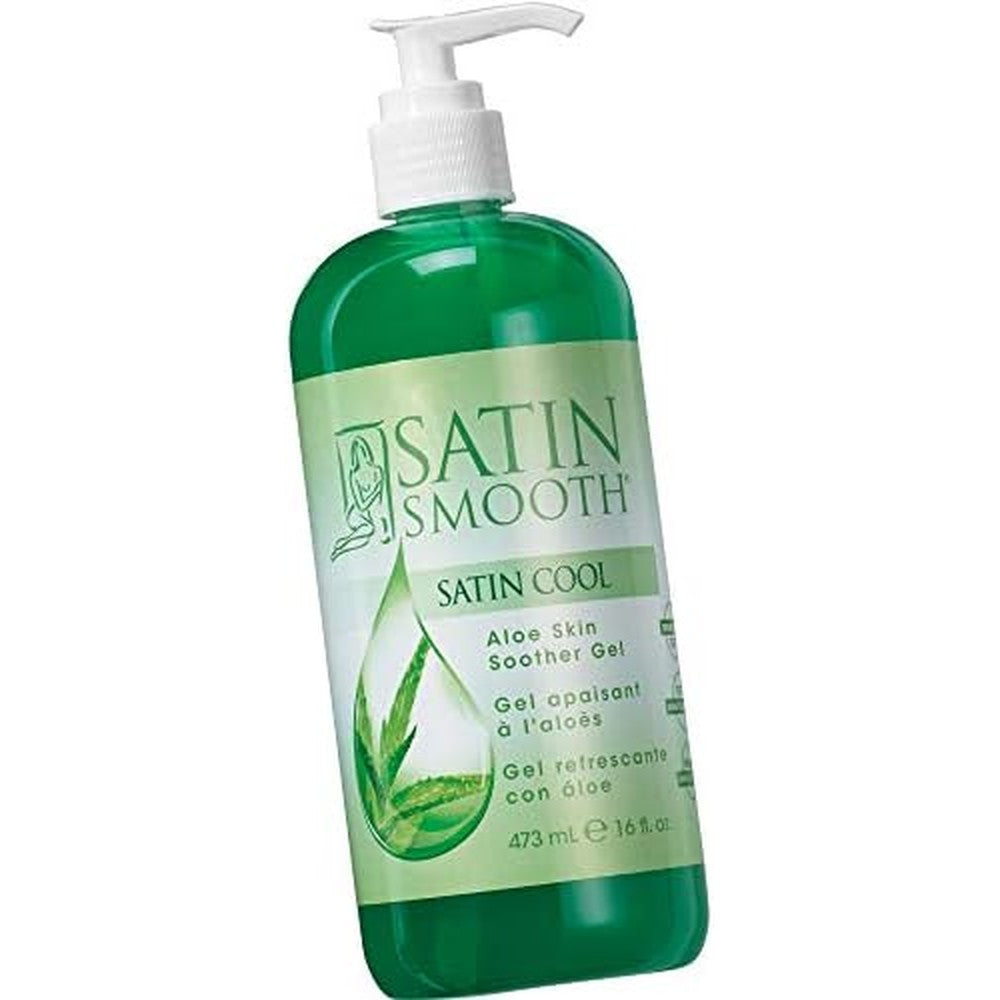 Satin Smooth Satin Cool Aloe Vera Skin Soother front bottle view