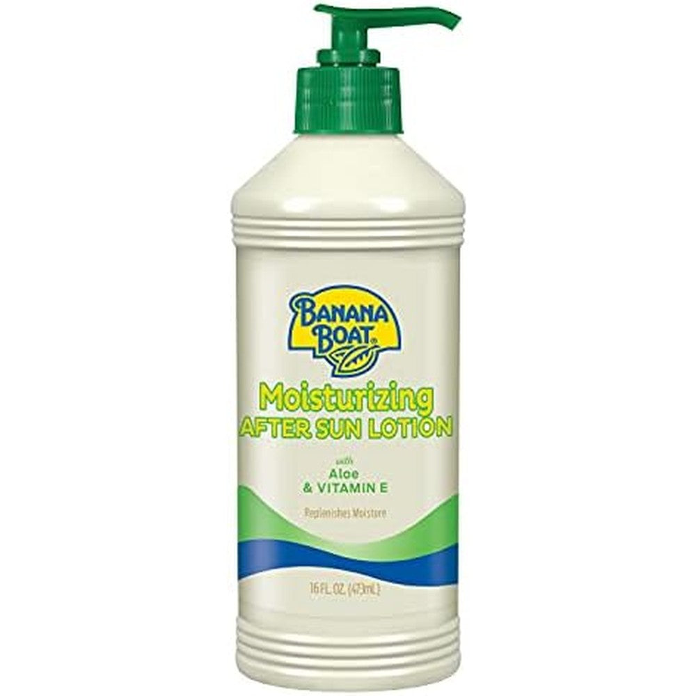 Banana Boat Moisturizing After Sun Lotion front view 16 fluid ounce bottle