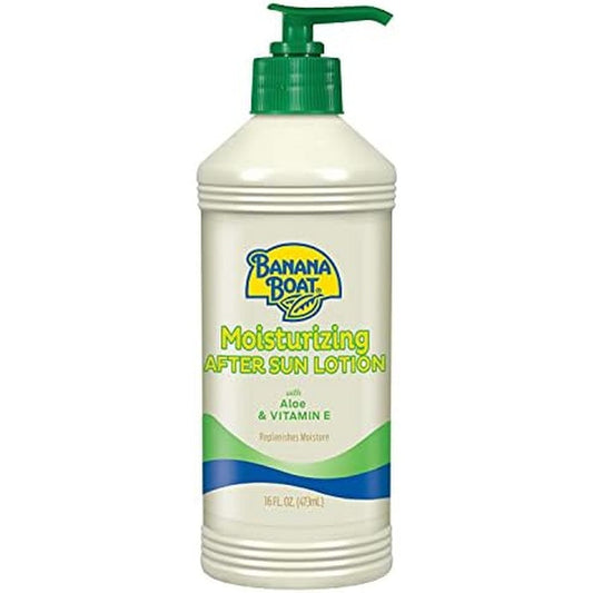 Banana Boat Moisturizing After Sun Lotion front view 16 fluid ounce bottle