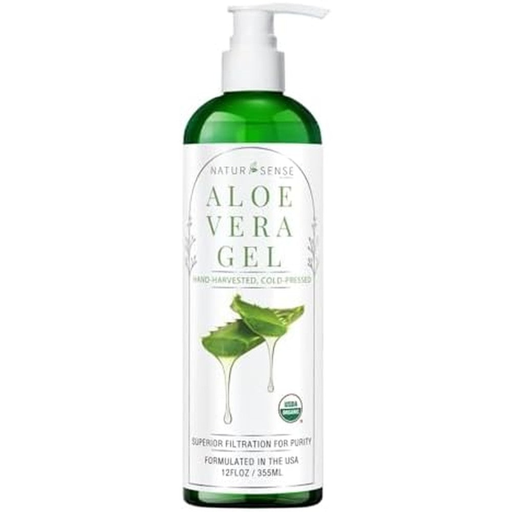 NaturSense 99 Percent Pure Organic Aloe Vera Gel bottle front view