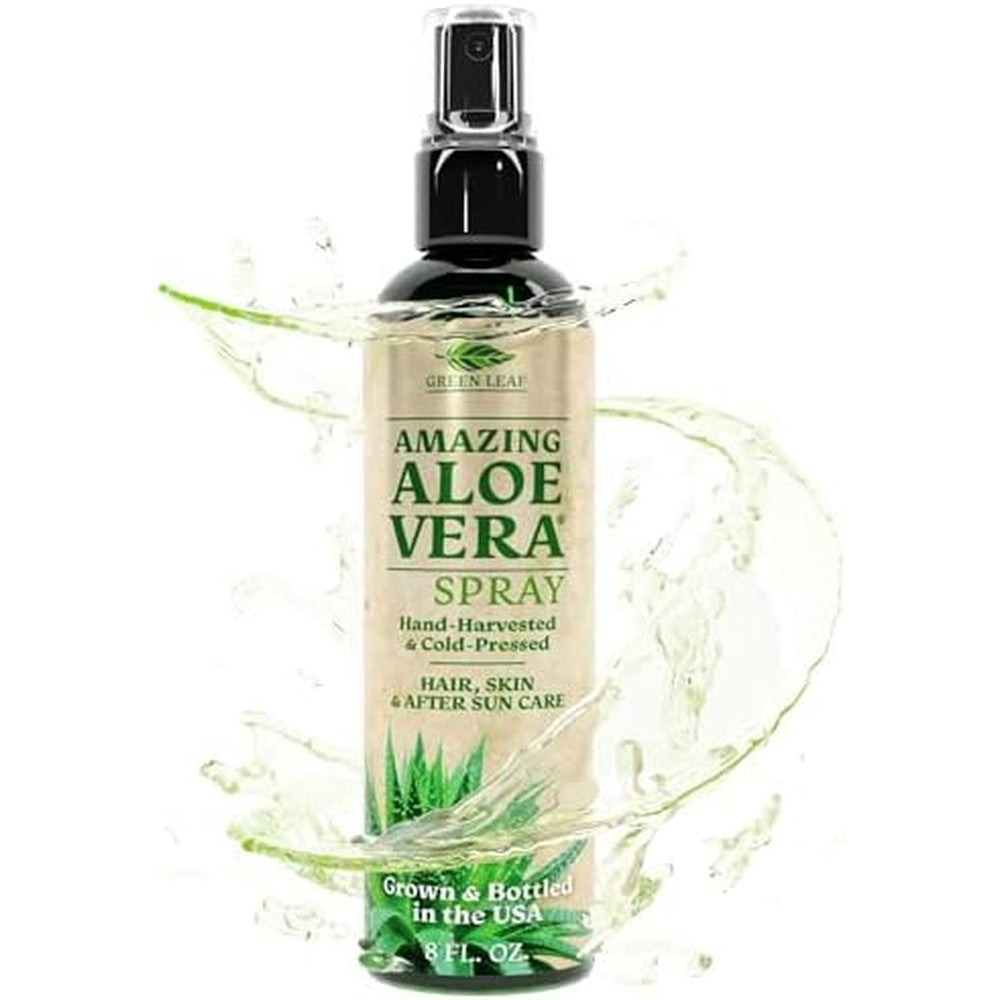 Green Leaf Naturals Aloe Vera Spray bottle front view