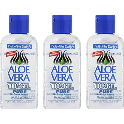 Fruit of the Earth 100 Percent Pure Aloe Vera Gel 3-Pack front view