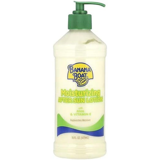 Banana Boat Aloe After Sun Lotion 16 fluid ounce bottle front view
