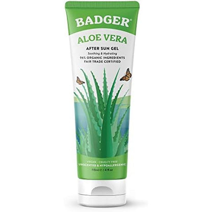Badger Organic Aloe Vera Gel front view