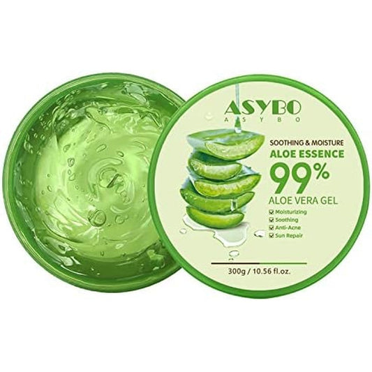 Asybo Natural Aloe Vera Gel 300ml bottle front view