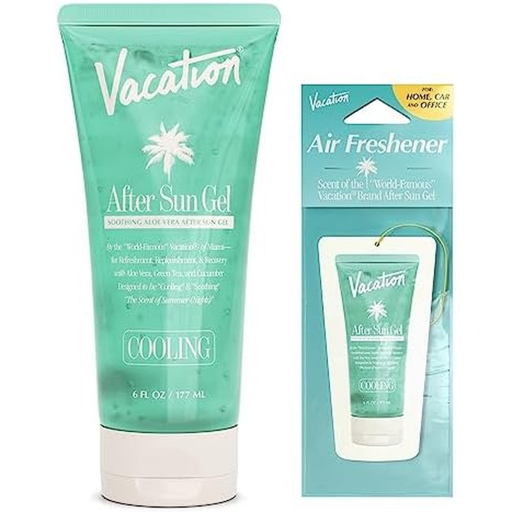 Vacation After Sun Gel and Air Freshener Bundle front view