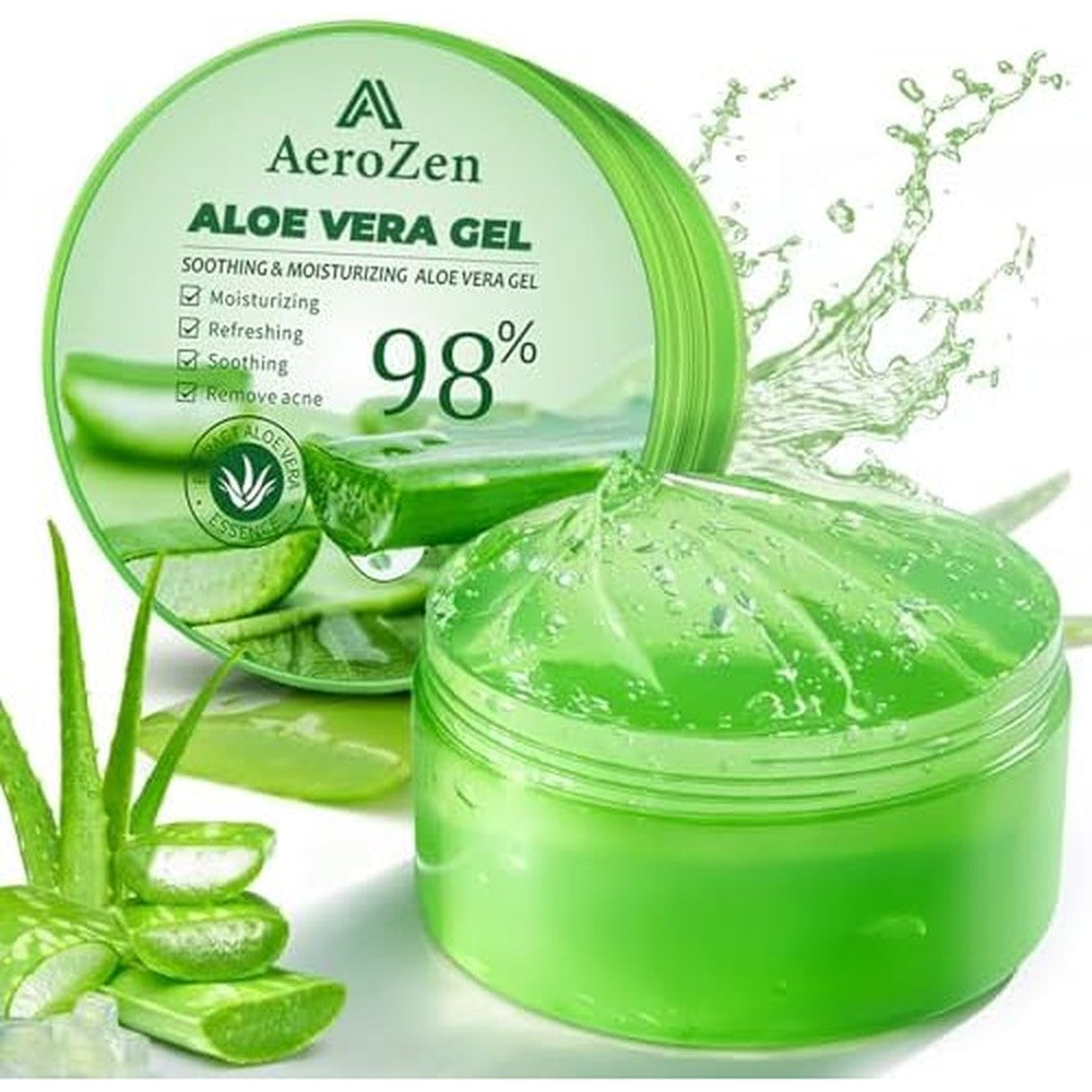 Aero Zen Organic Aloe Vera Gel front view bottle