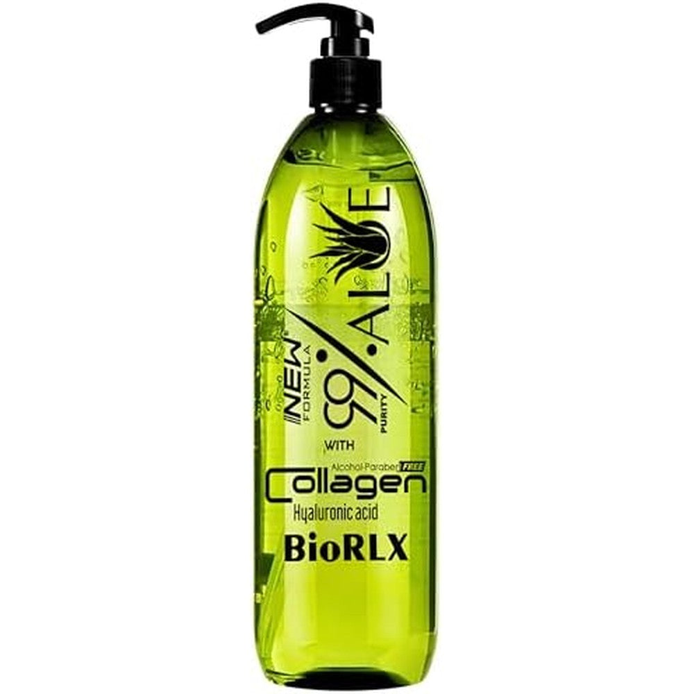 BioRLX 99 percent Aloe Vera Gel with Collagen and Hyaluronic Acid front view