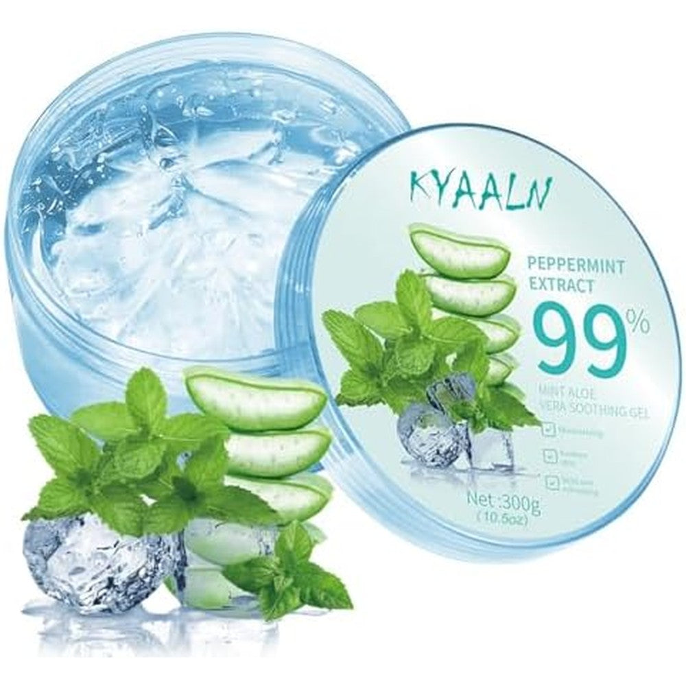 Kyaaln Peppermint Extract Mint Aloe Vera Soothing Gel front view