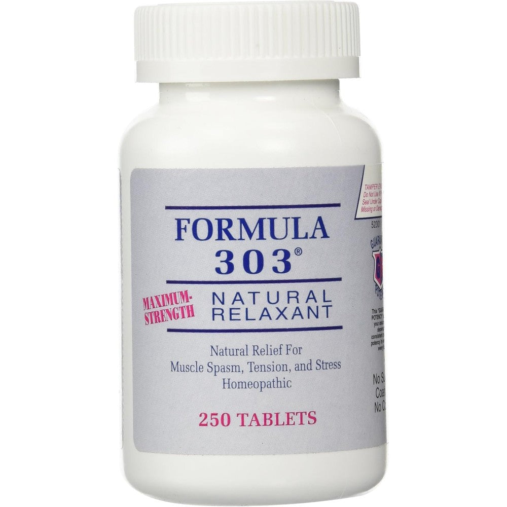 Dee Cee Labs Formula 303 Maximum Strength 250 Tablets front view