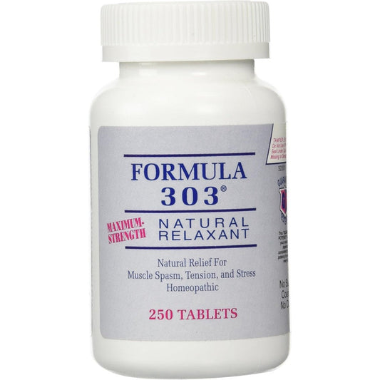 Dee Cee Labs Formula 303 Maximum Strength 250 Tablets front view