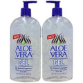 Generic pure stabilized aloe vera gel front view bottle packaging