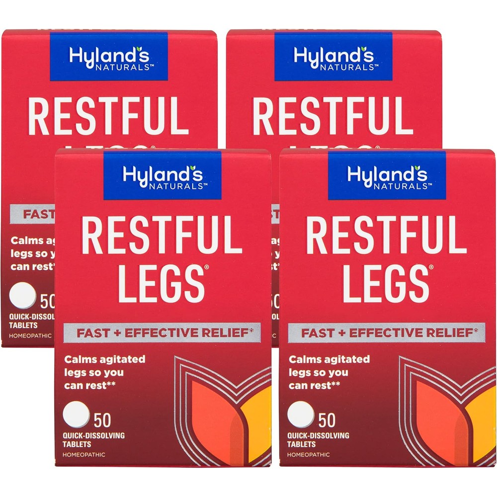 Hyland's Restful Legs Tablets 50 count pack of 4 front view