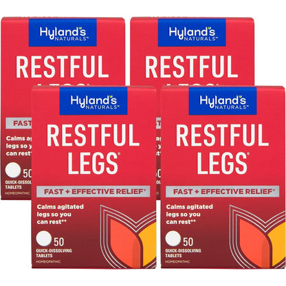 Hyland's Restful Legs Tablets 50 count pack of 4 front view