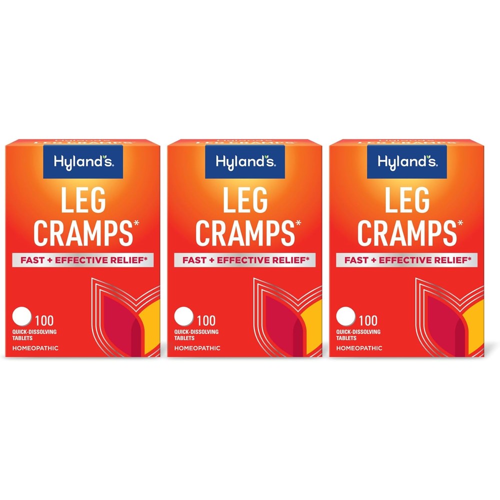 Hyland's Leg Cramps 3-Pack front view packaging