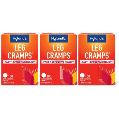 Hyland's Leg Cramps 3-Pack front view packaging